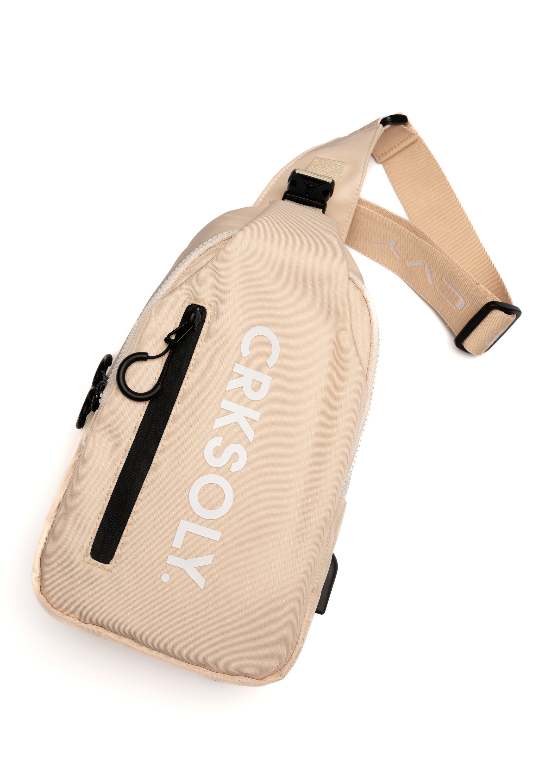 CRKSOLY. Sand Crossbody Fanny Backpack