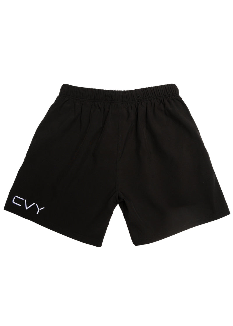 CRSKOLY. Water Reactive Training Black Shorts