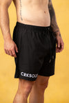 CRSKOLY. Water Reactive Training Black Shorts