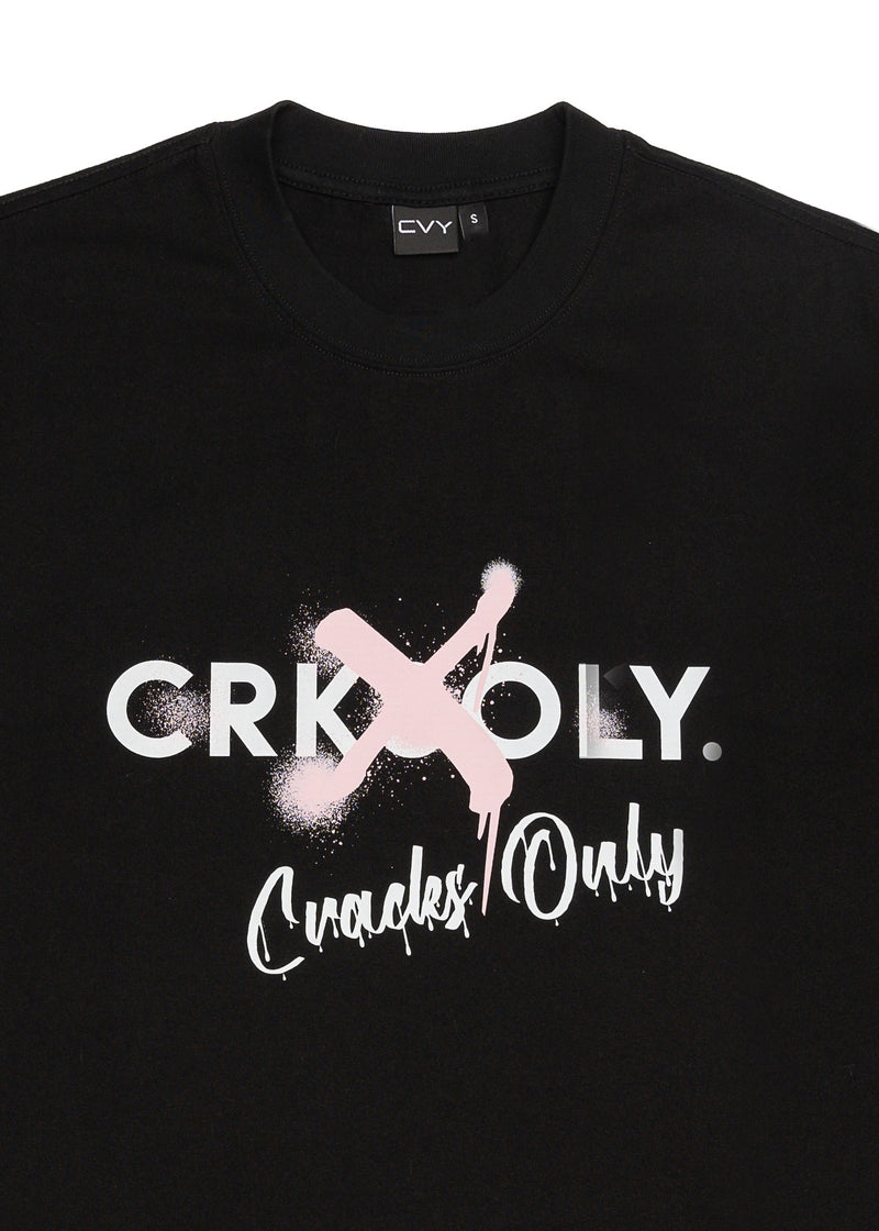 CRKSOLY. Camiseta de algodón de gran tamaño Void