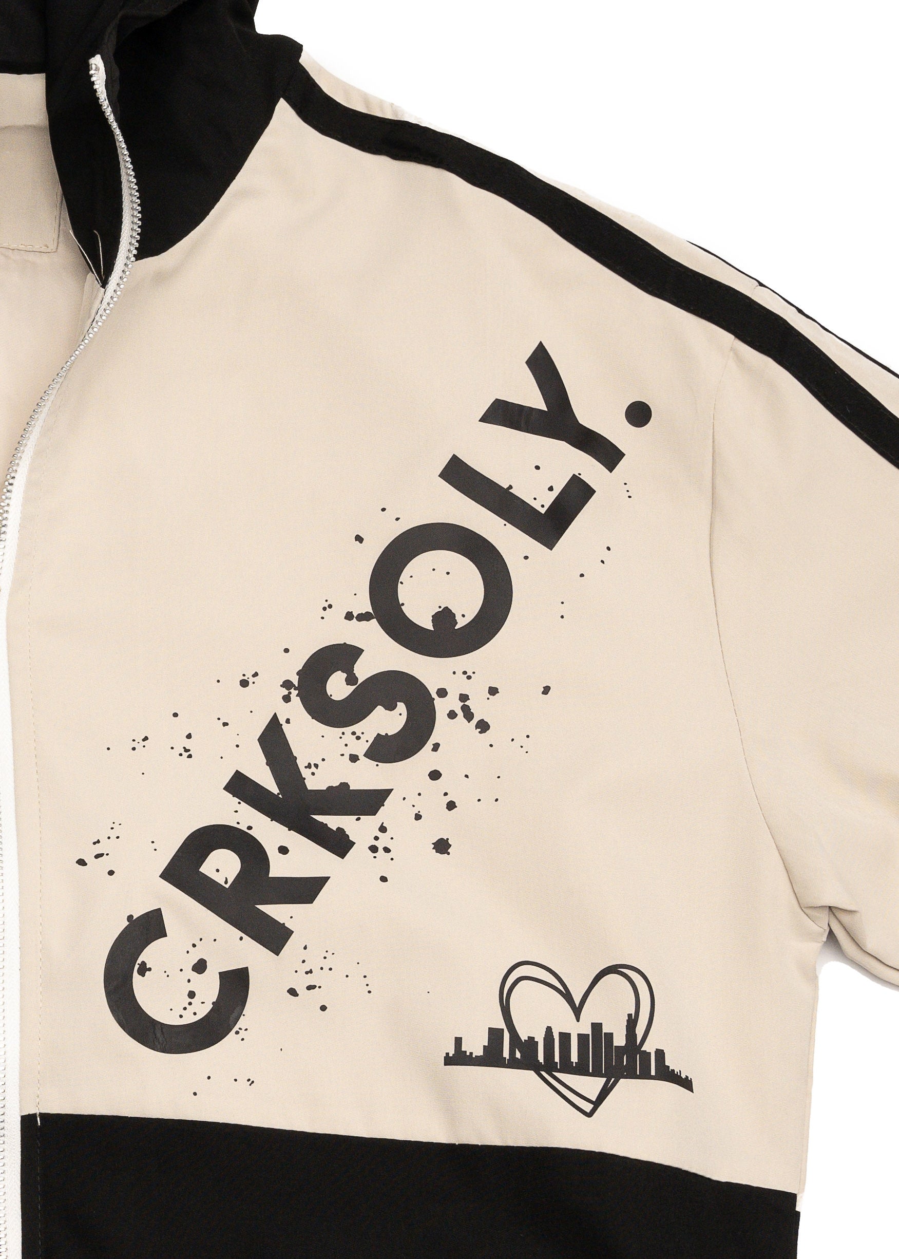 CRKSOLY. Retro-Modern Windbreaker Jacket