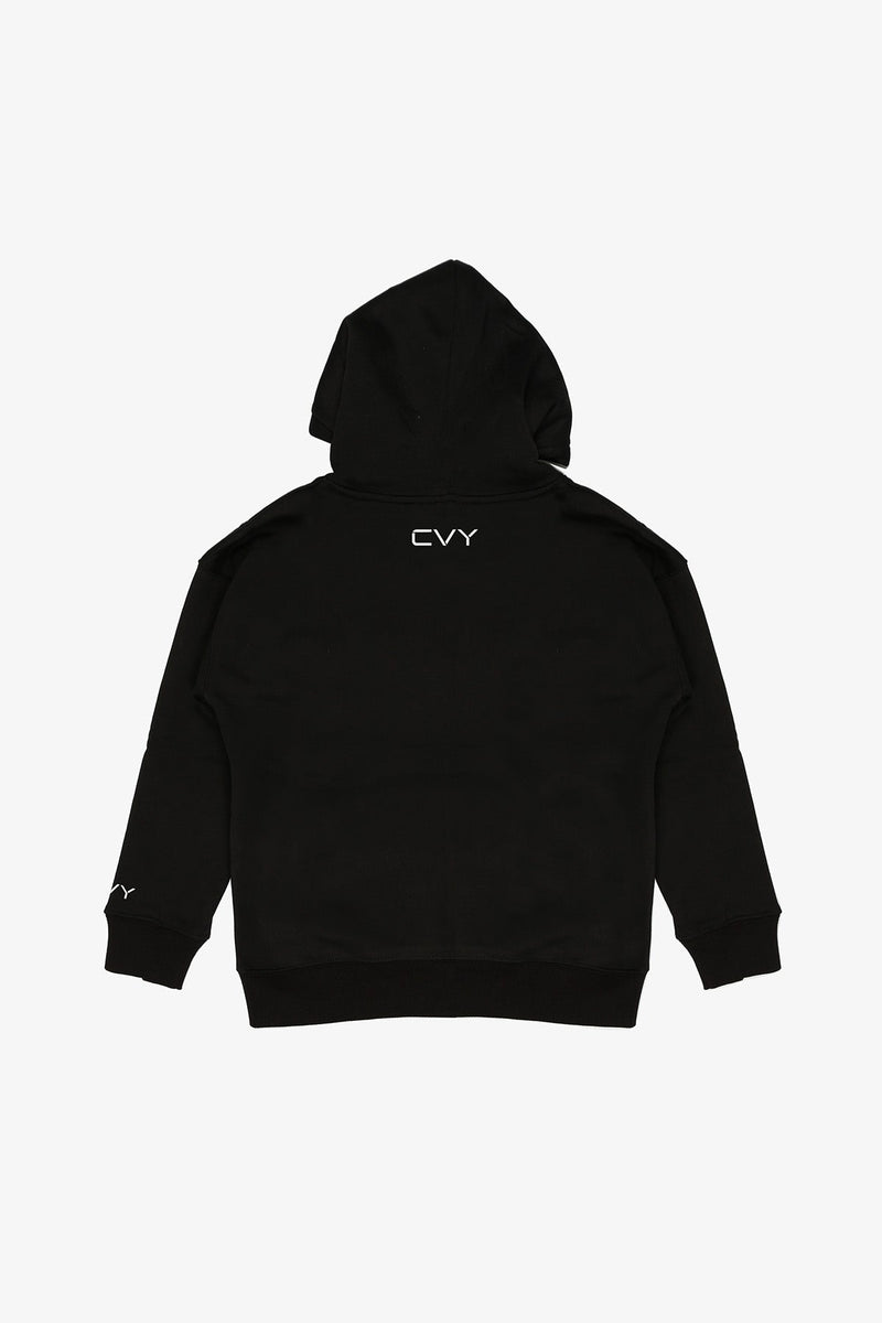 CRKSOLY. Sudadera unisex con capucha BLK