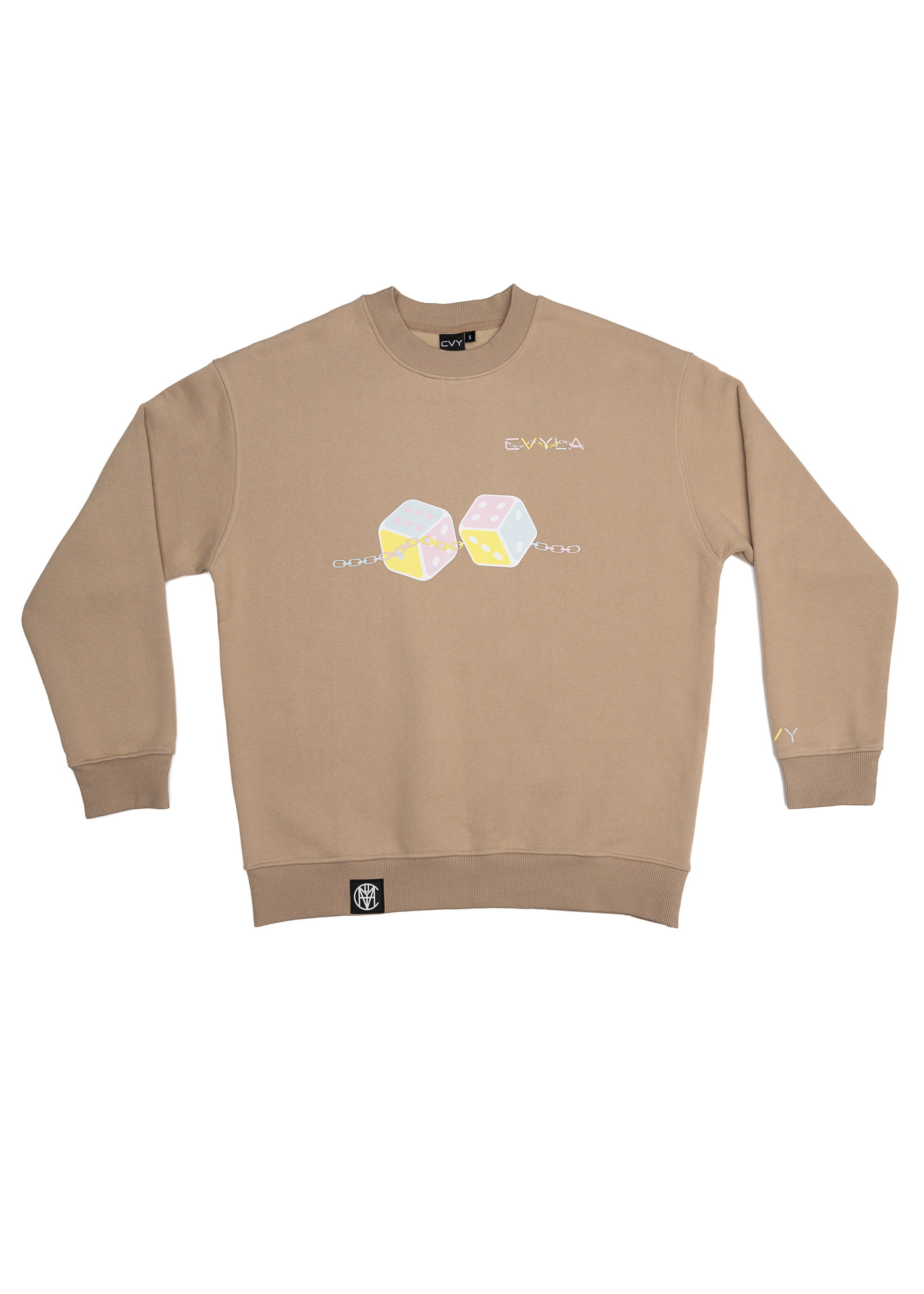 CVYLA Chain-Dice Crewneck