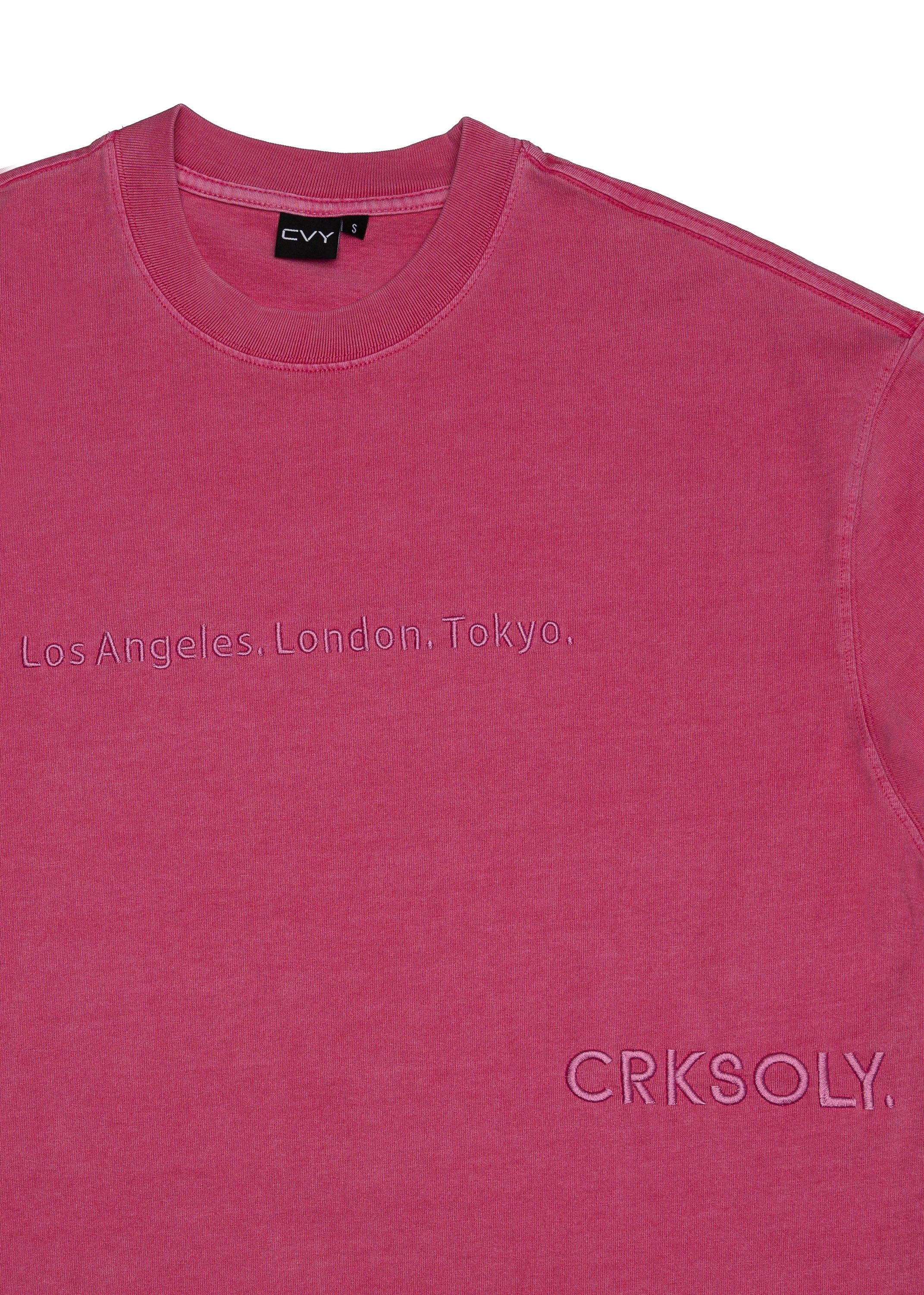 CRKSOLY. LA-London-Tokyo Cotton T-Shirt