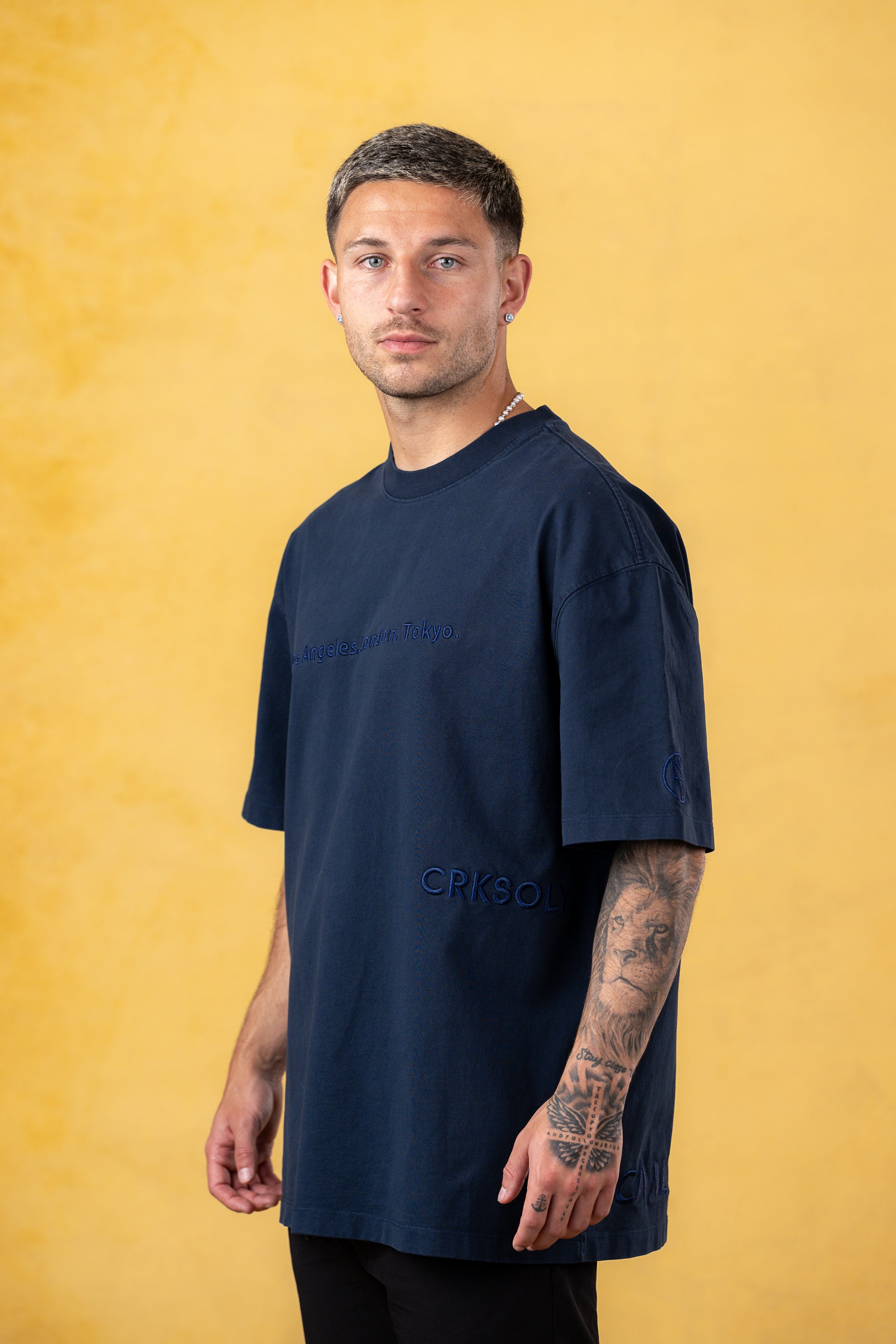 CRKSOLY. LA-London-Tokyo Cotton T-Shirt