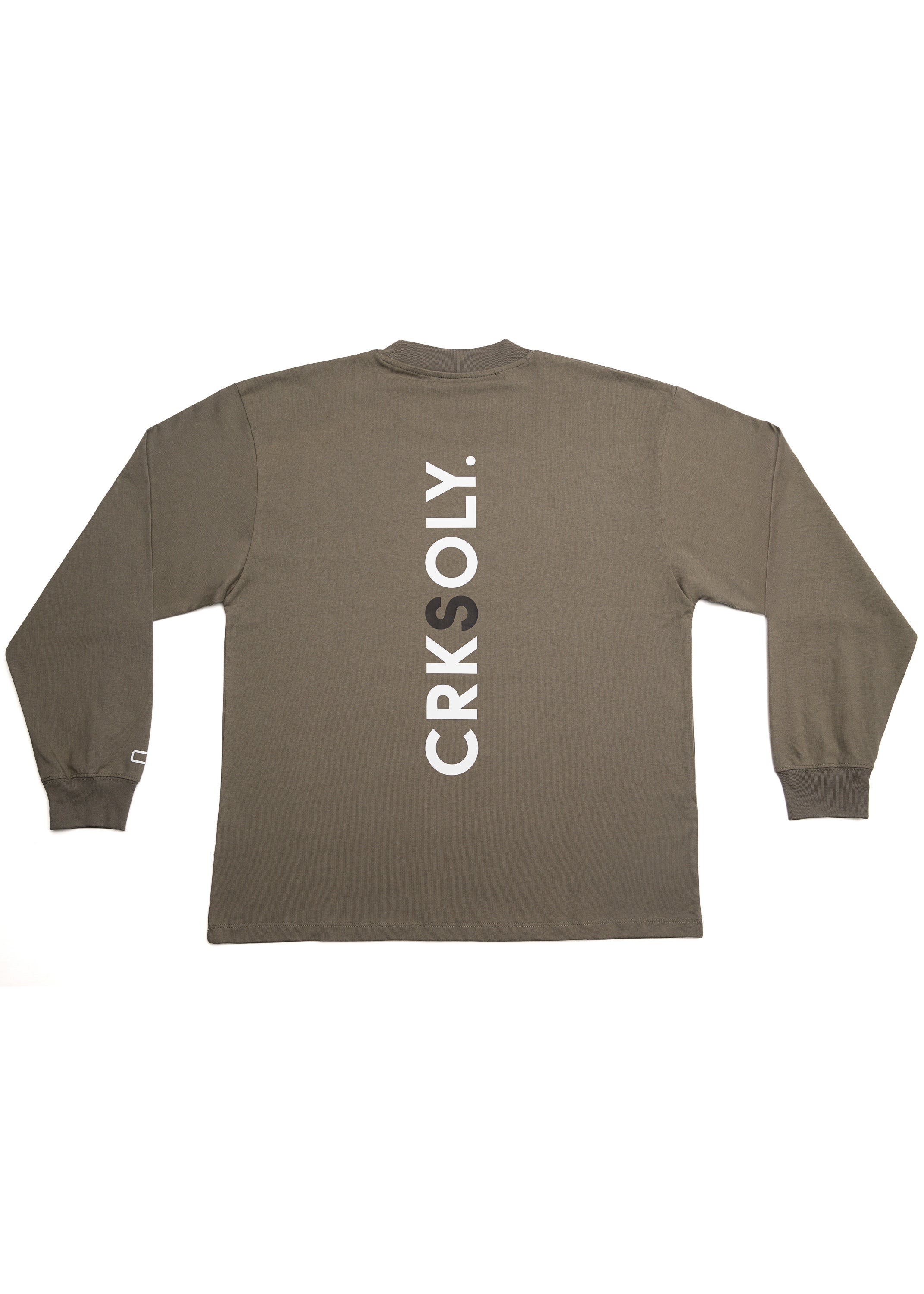 Just A Kid. Faded Olive Long Sleeve