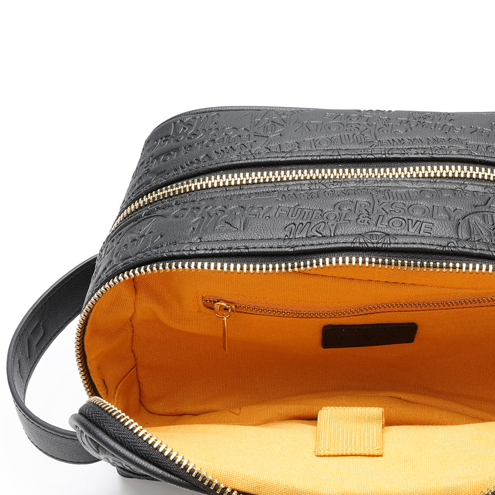 CVYLA Toiletry Leather Bag