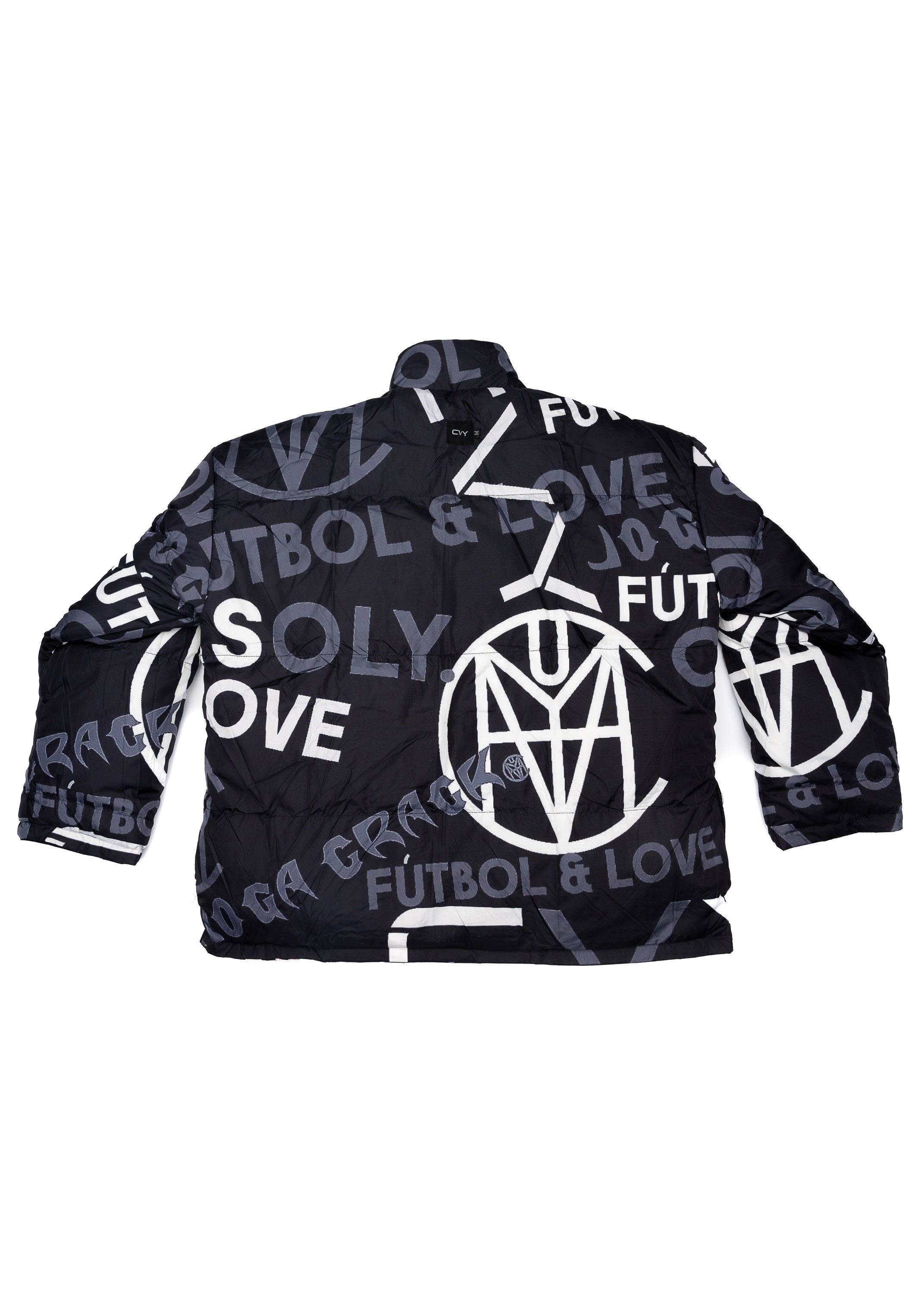 CRKSOLY. Reverse Monogram Puffer Jacket