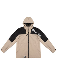 CRKSOLY. Tan Windbreaker Jacket