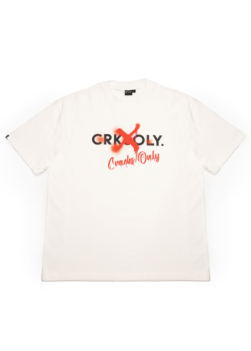 CRKSOLY. Camiseta de algodón de gran tamaño Void