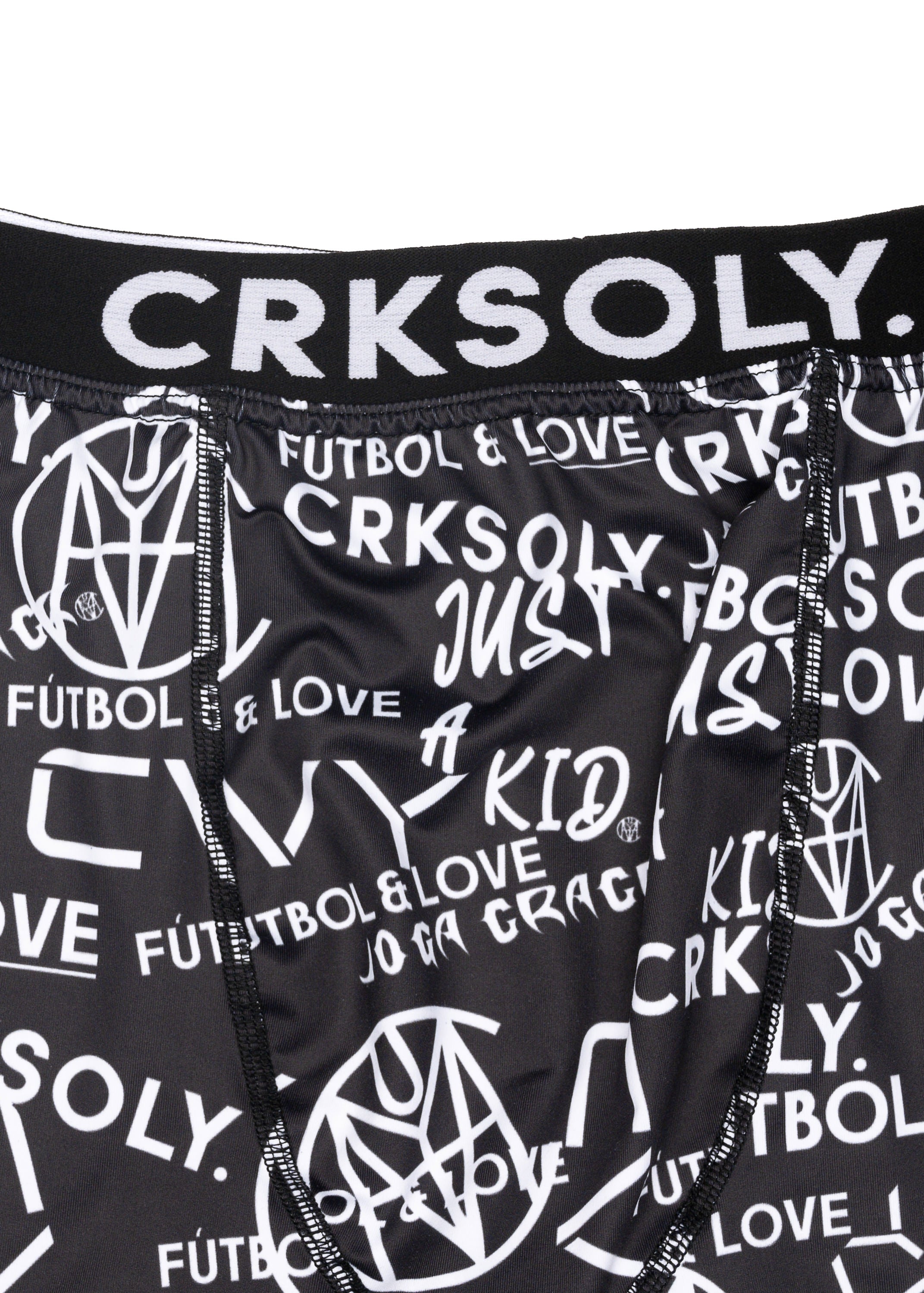 CRKSOLY. Pantalones cortos con monograma de 5 pies