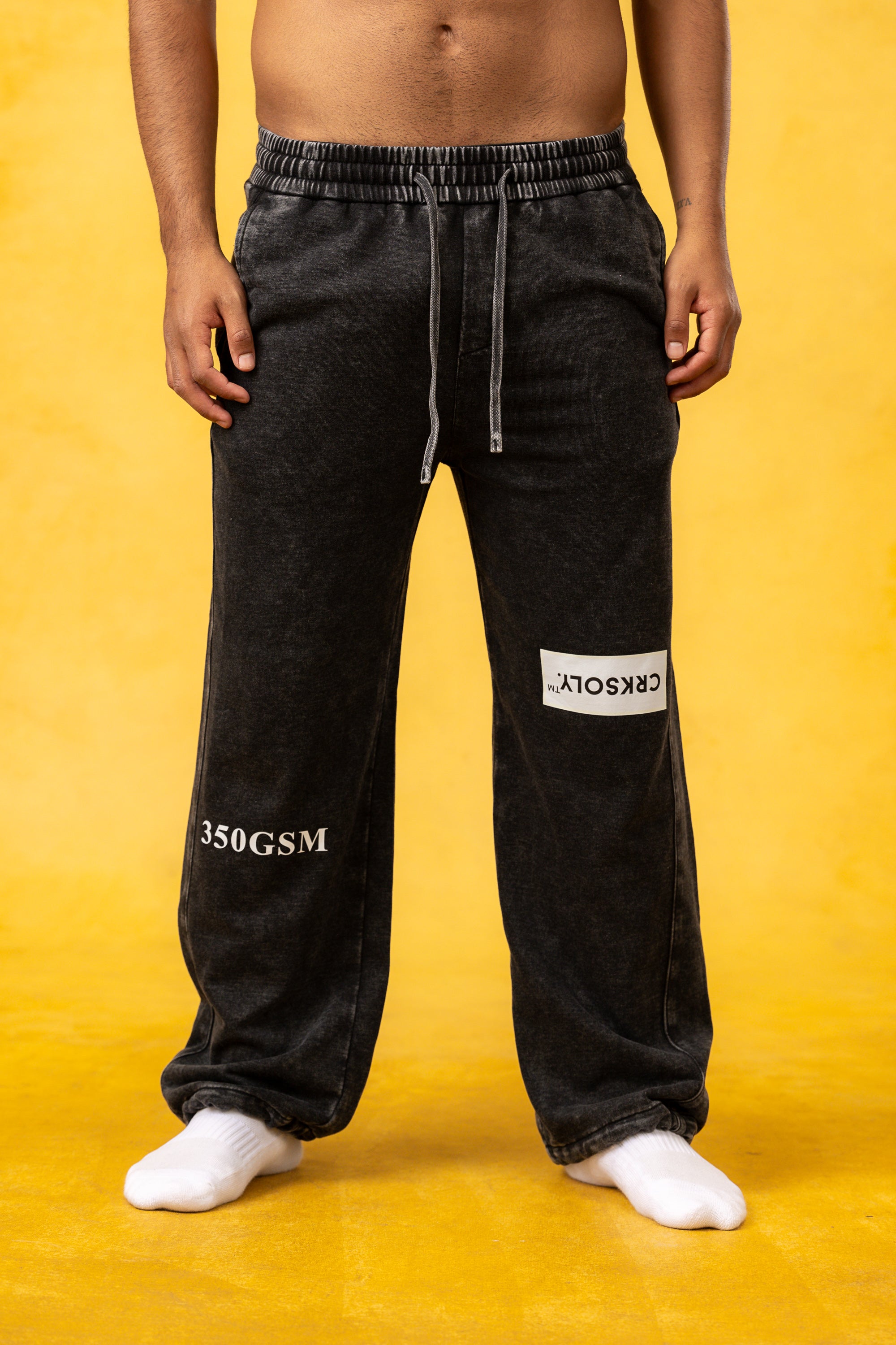 CRKSOLY. Men Virgil Fade Sweatpants