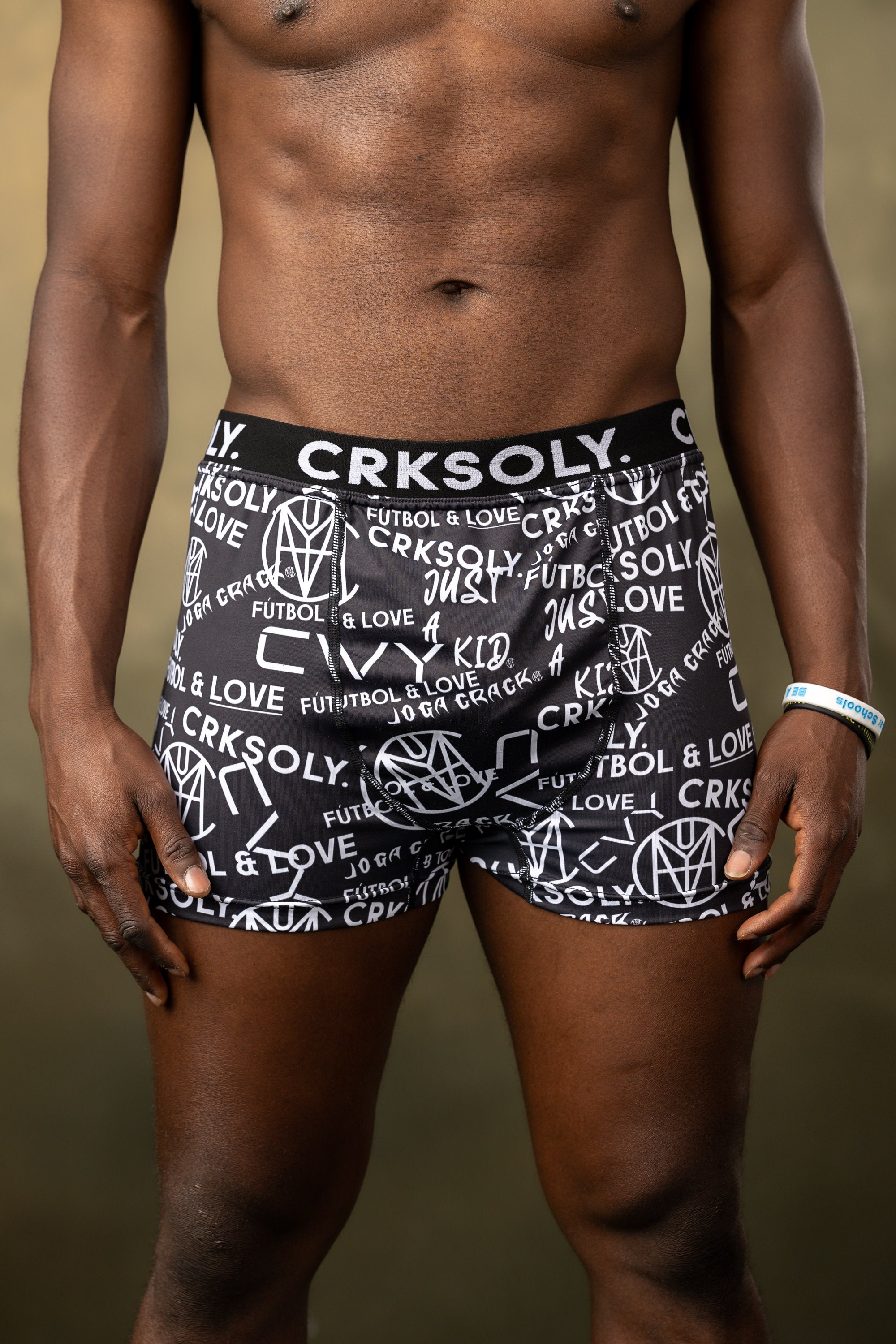 CRKSOLY. 3' Monogram Boxer Briefs