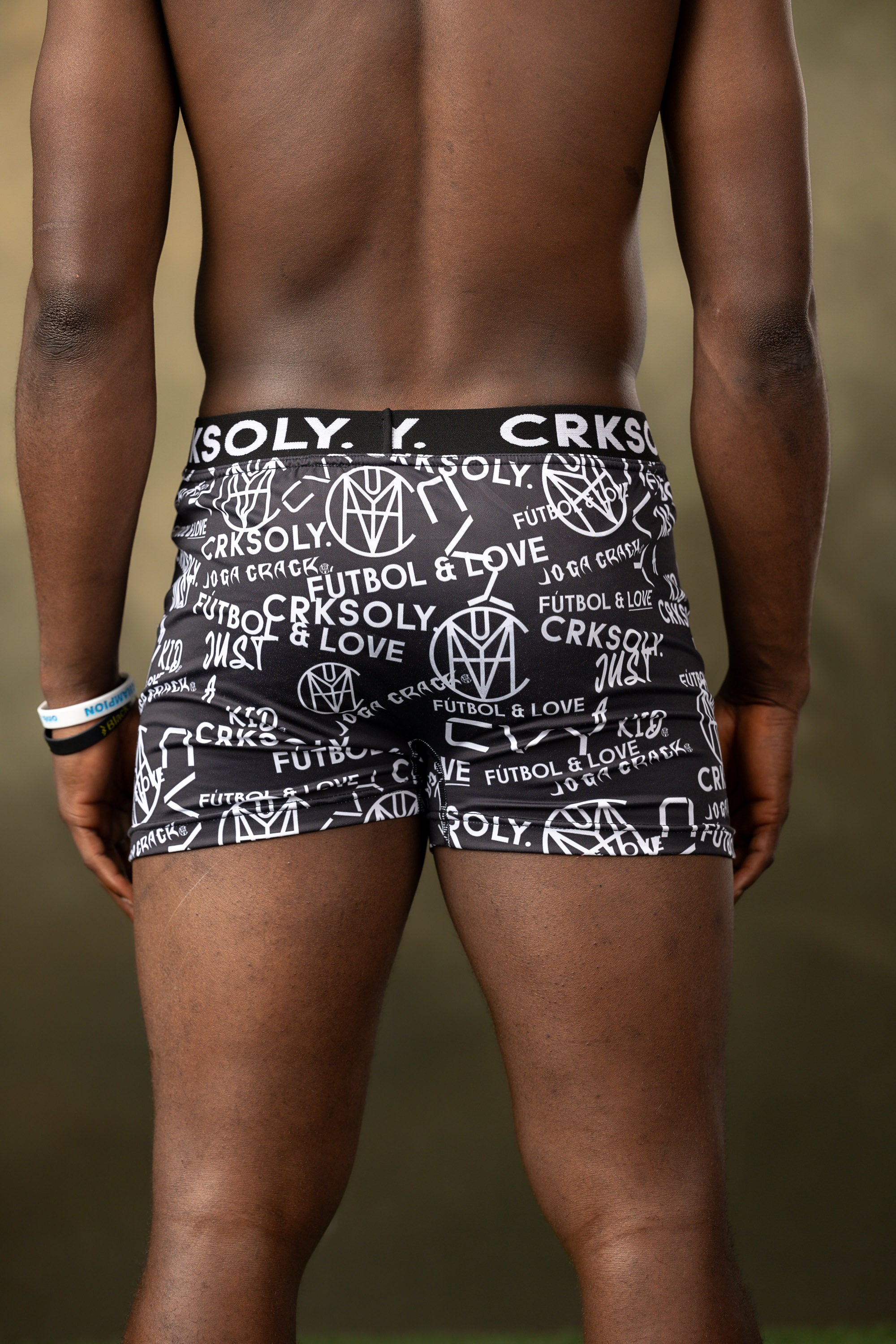 CRKSOLY. Pantalones cortos con monograma de 5 pies