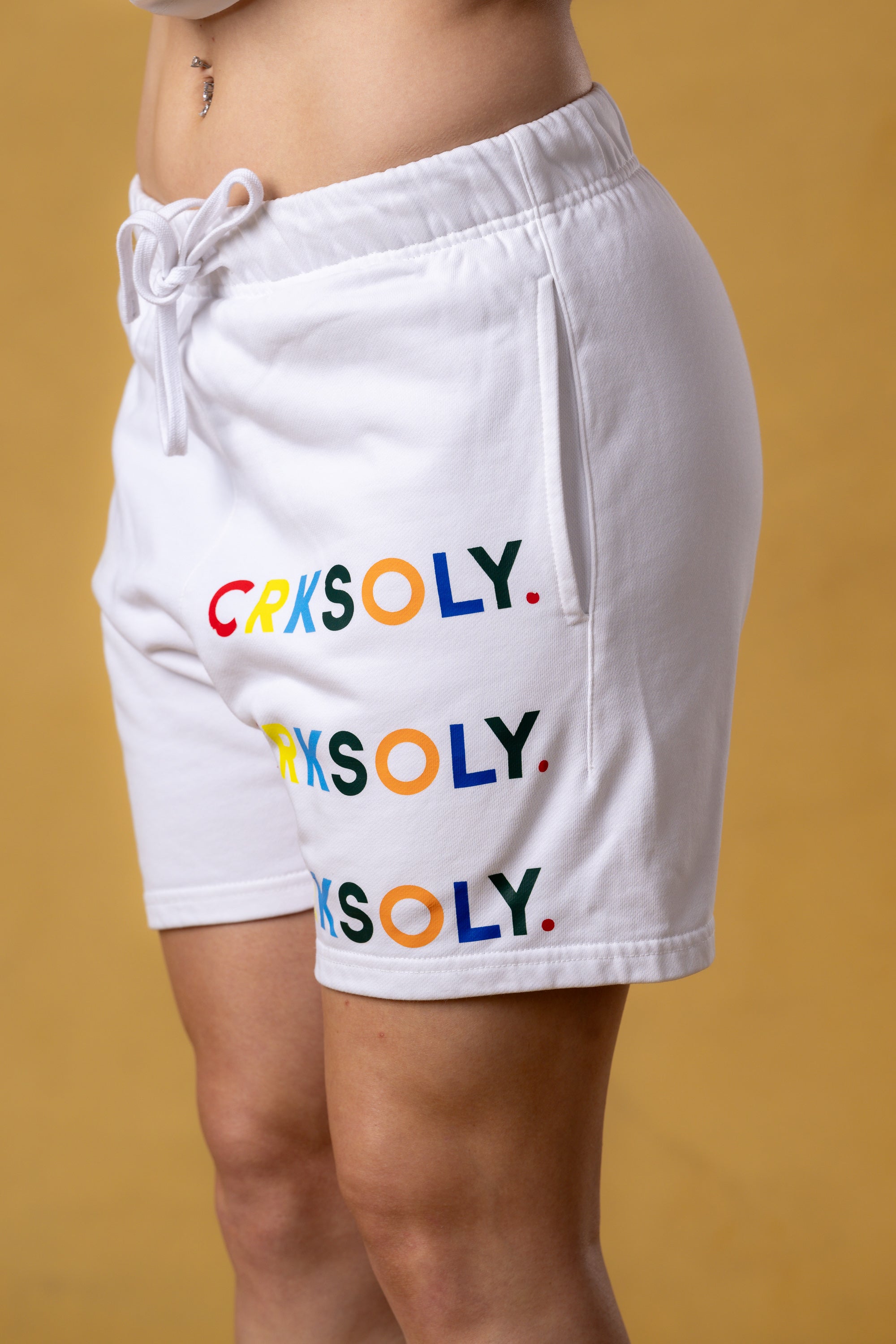CRKSOLY. Women Colors Sweat Shorts