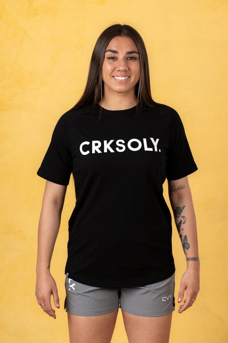 CRKSOLY. Camiseta de algodón elástico para mujer