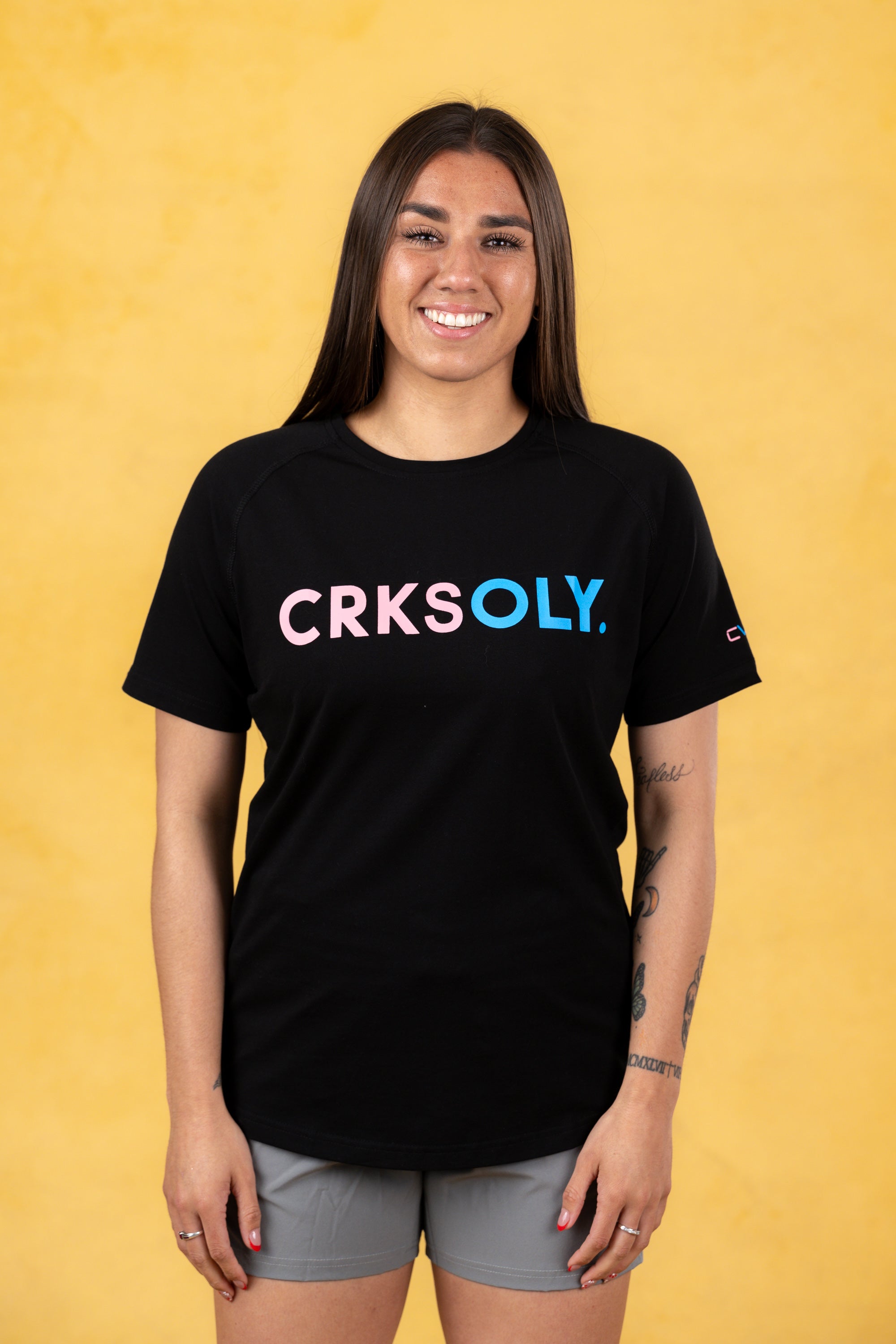 CRKSOLY. Women Cotton-Elastic Tee