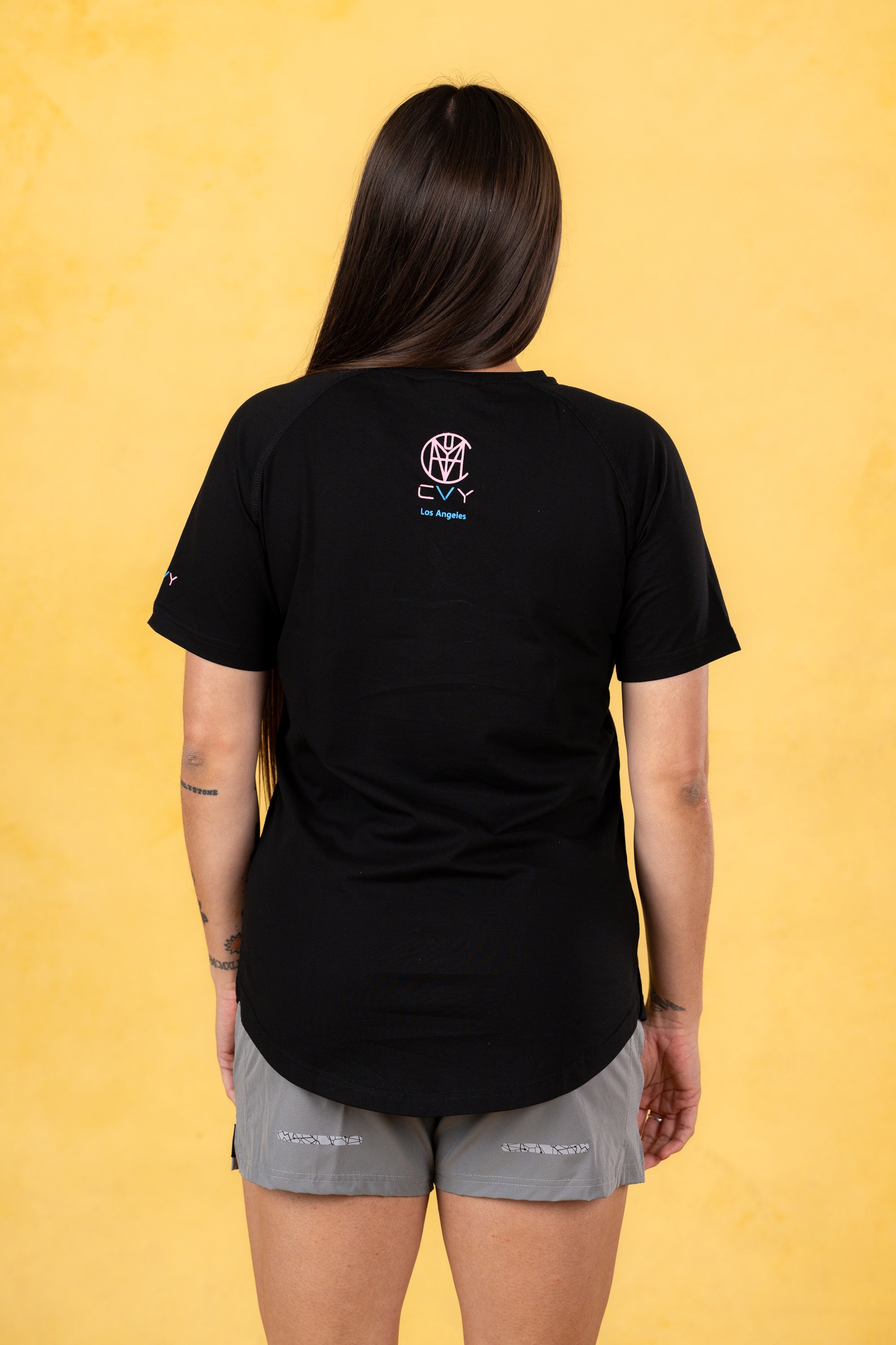 CRKSOLY. Camiseta de algodón elástico para mujer