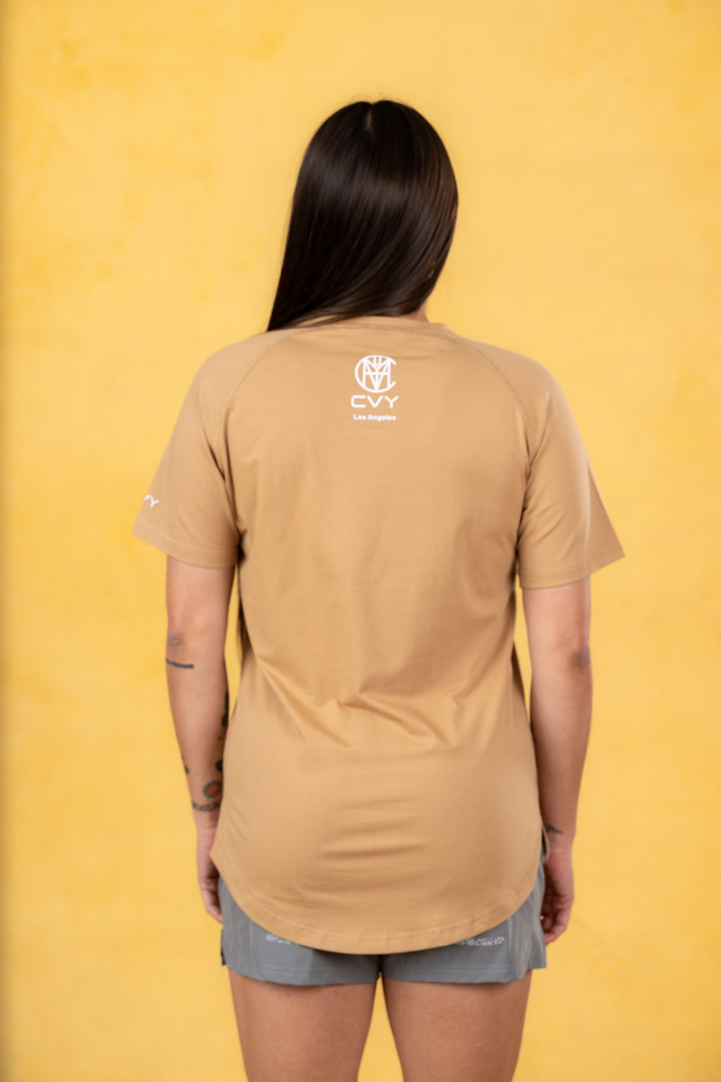 CRKSOLY. Camiseta de algodón elástico para mujer