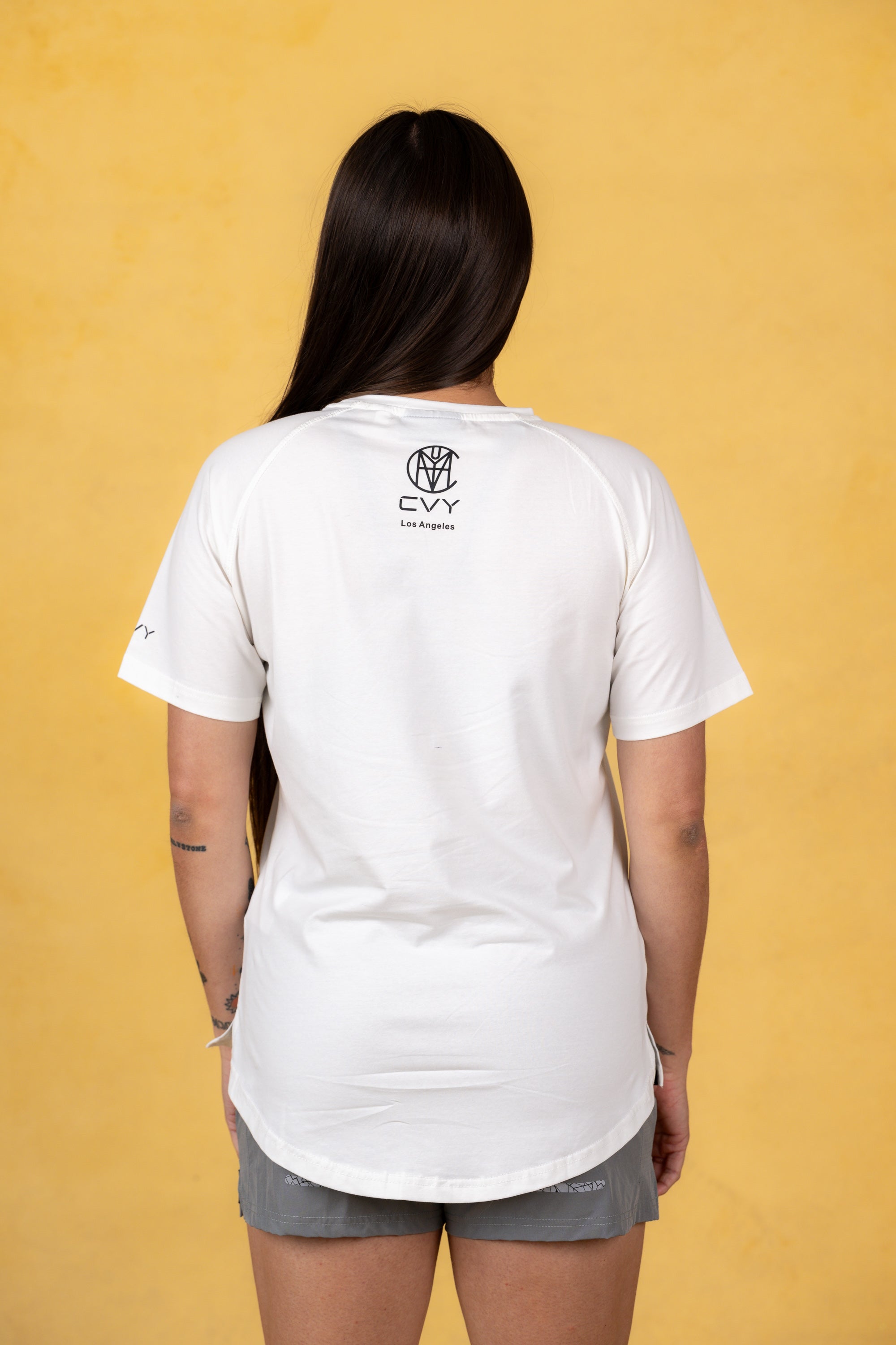 CRKSOLY. Camiseta de algodón elástico para mujer