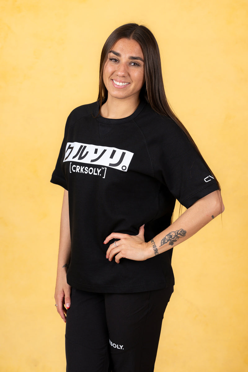 CRKSOLY. Camiseta estilo japonés para mujer