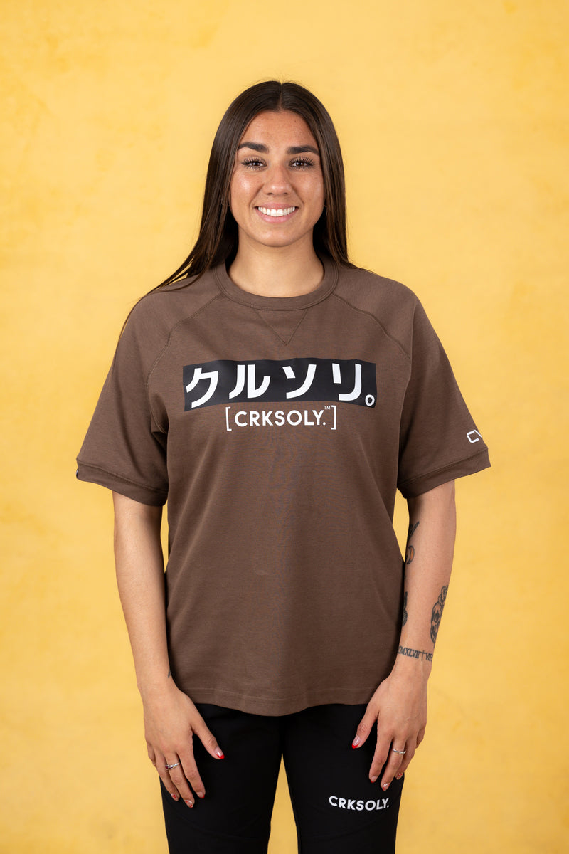 CRKSOLY. Camiseta estilo japonés para mujer