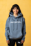 Sudadera con capucha azul para mujer Joga Crack