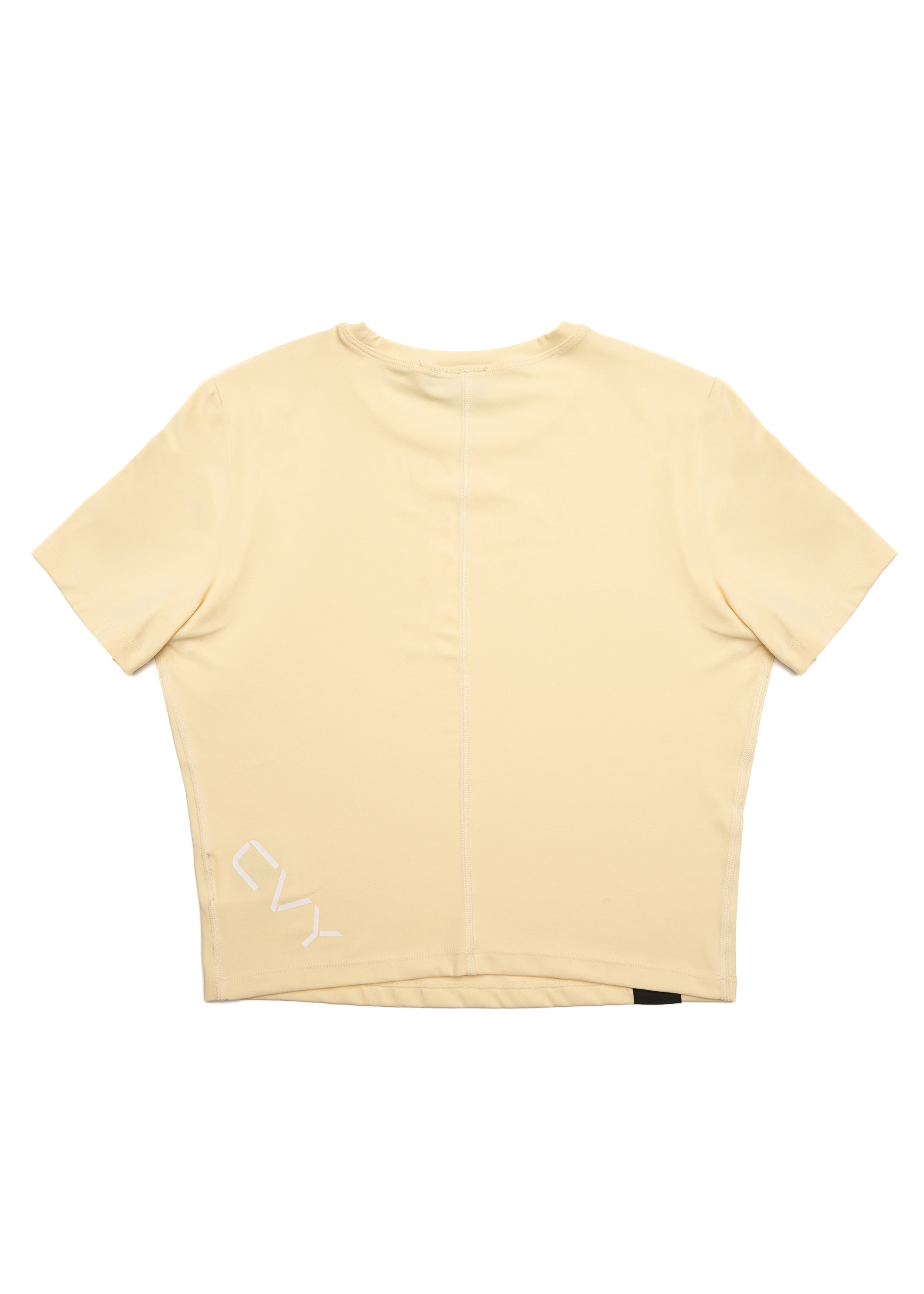 CRKSOLY. Women Yellow Silk Training Top