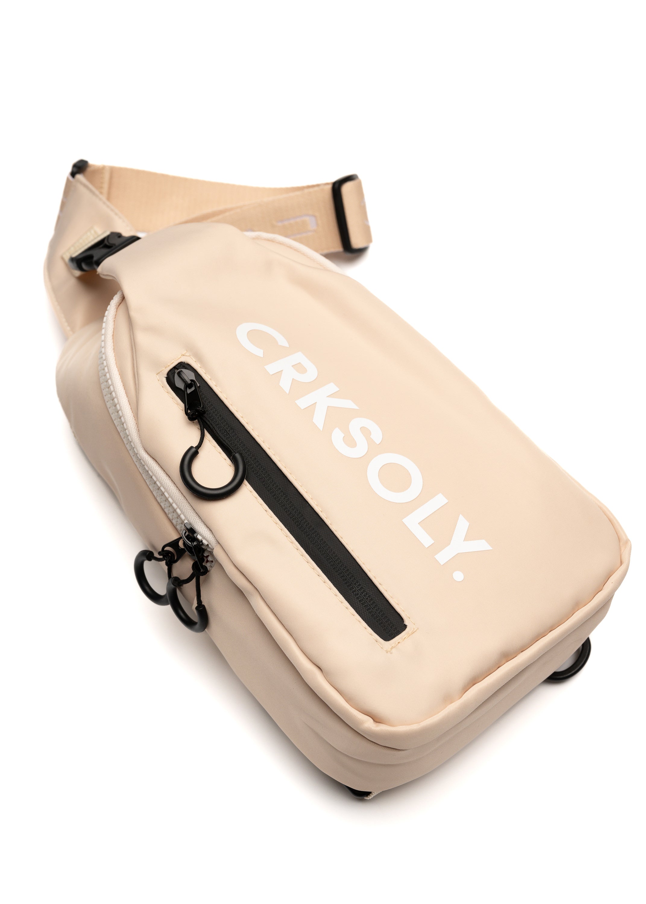 CRKSOLY. Sand Crossbody Fanny Backpack