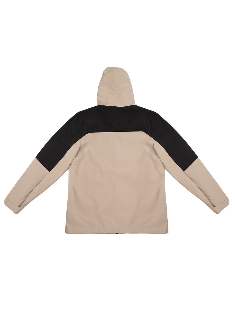 CRKSOLY. Tan Windbreaker Jacket