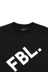 Camisa de manga larga negra para mujer FBL