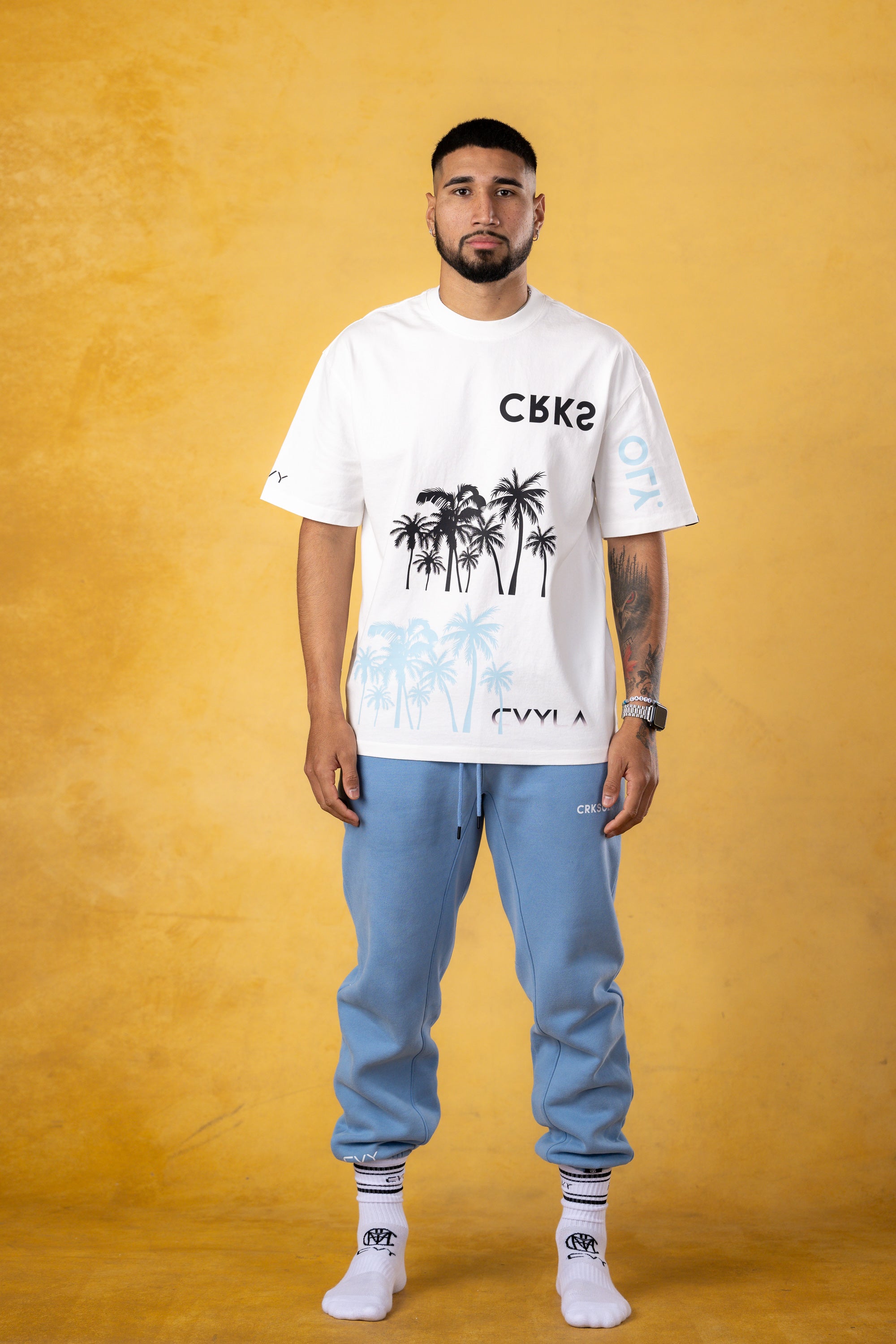 CRKSOLY. Miami Oversize Cotton Tee