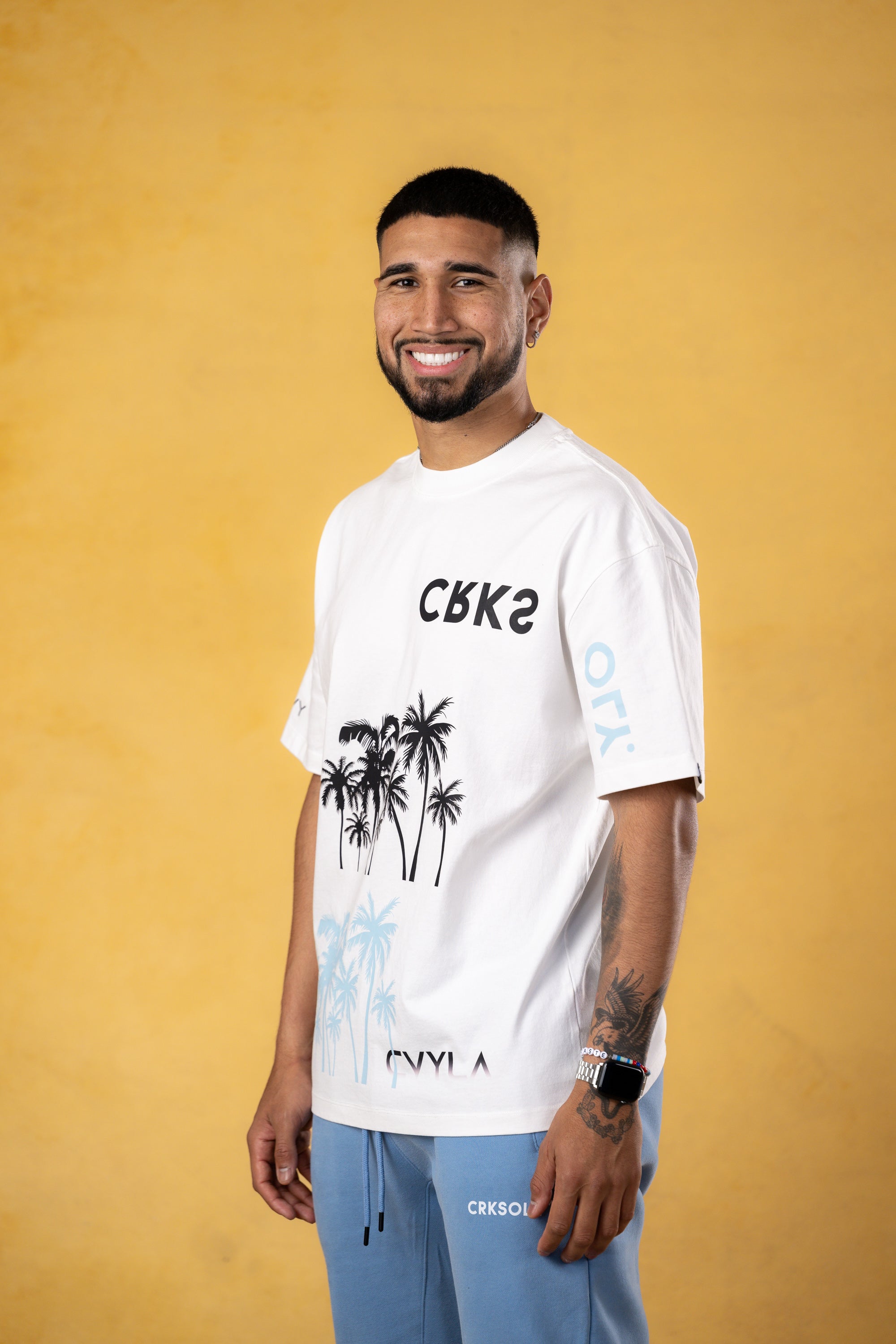 CRKSOLY. Miami Oversize Cotton Tee