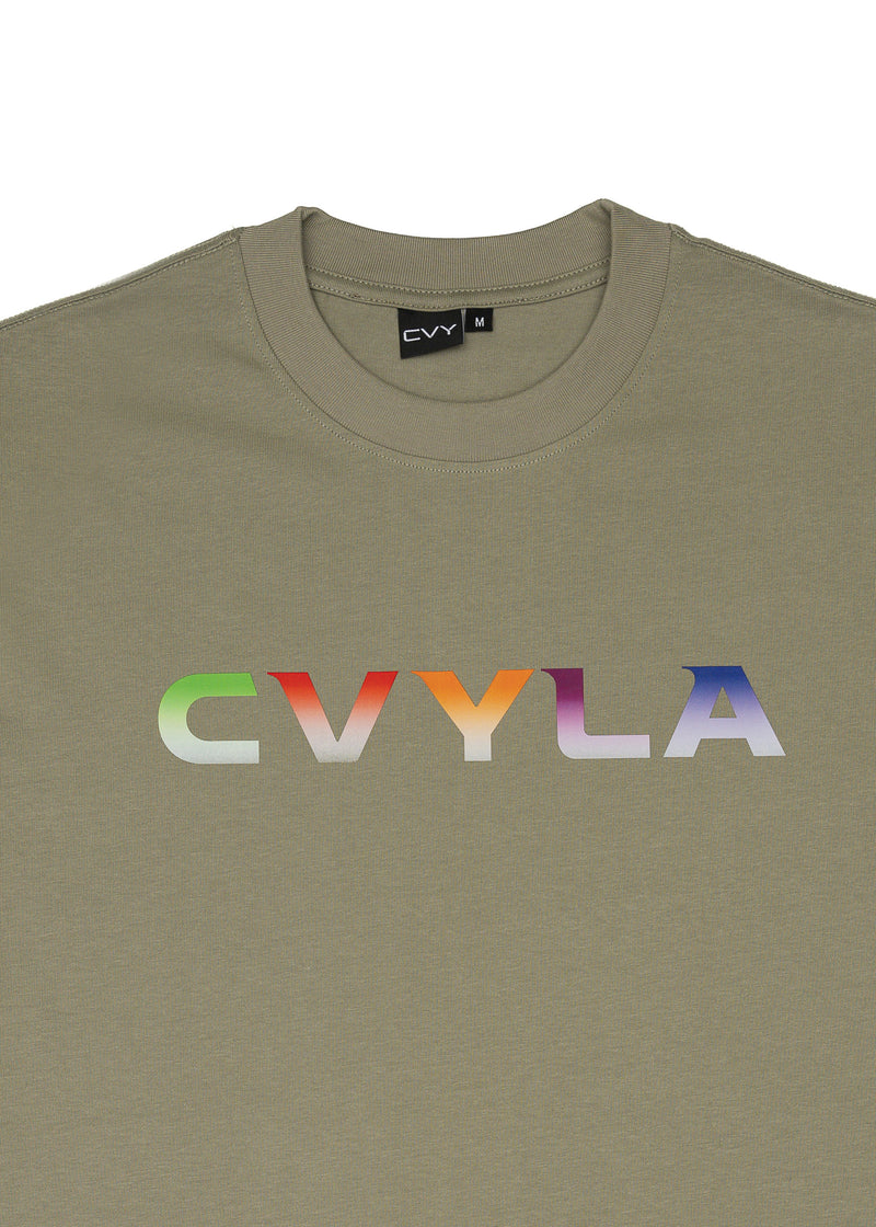 Camiseta extragrande color oliva CVYLA