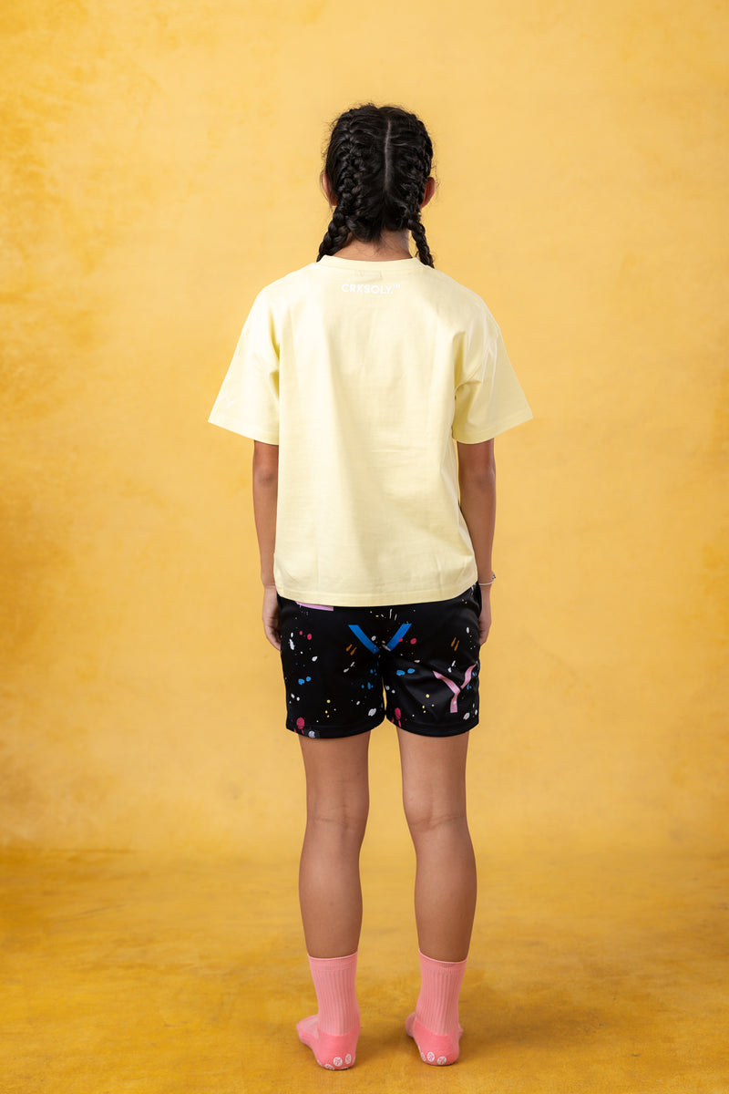 Just A Kid Youth Yellow Streetwear Tee