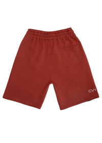 CRKSOLY. Red Cotton Sweatshort