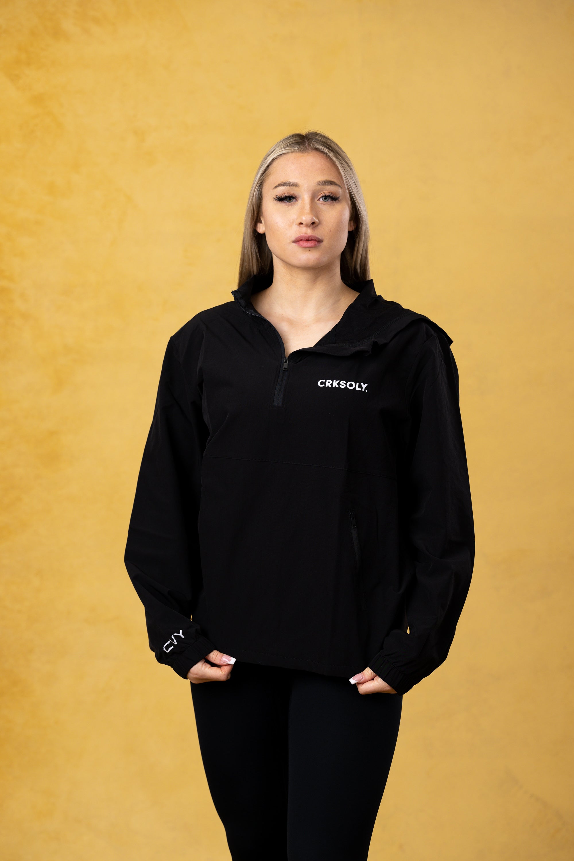 FBL. Women Black Windbreaker Jacket