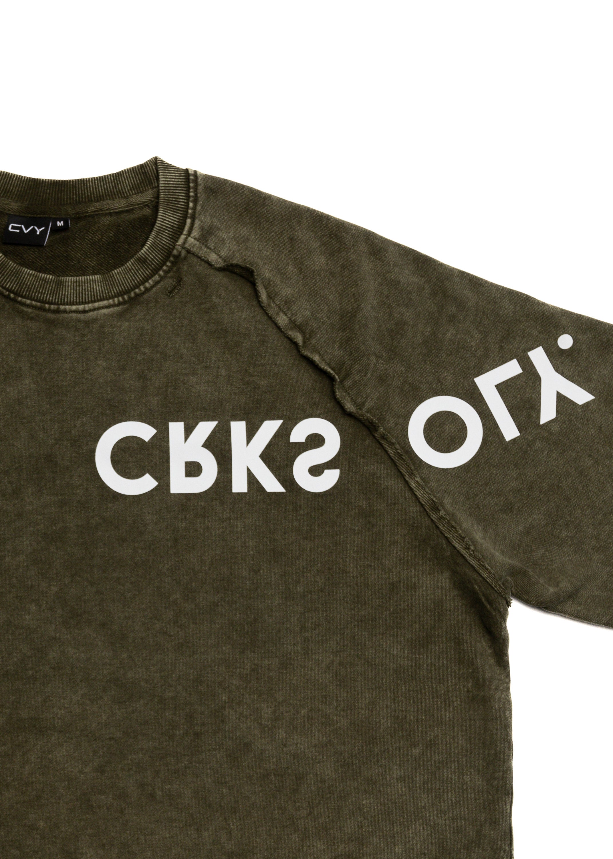 CRKSOLY. x CVYLA Green Oversize Tee