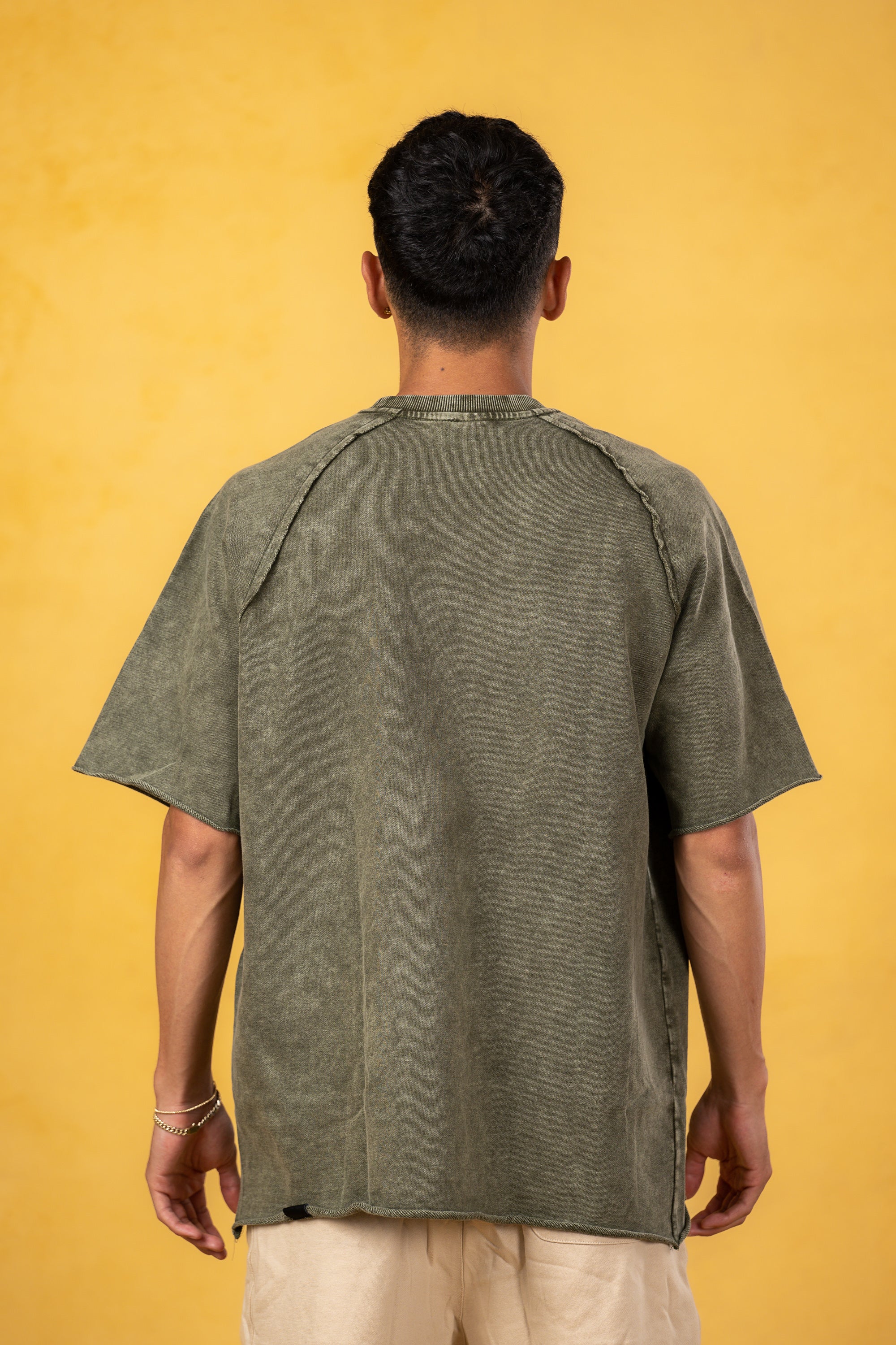 CRKSOLY. x CVYLA Green Oversize Tee