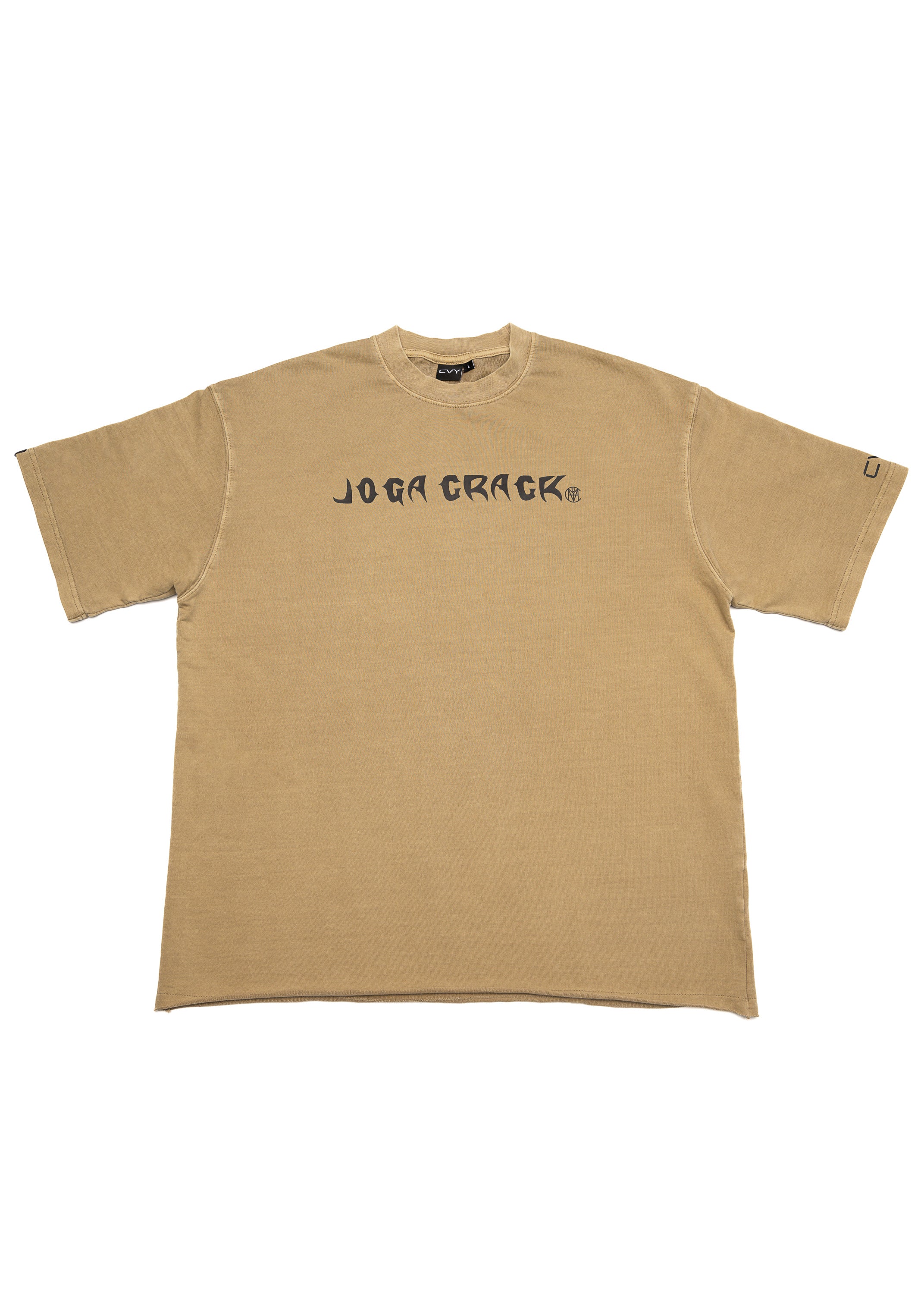 Joga Crack Brown Oversize Tee