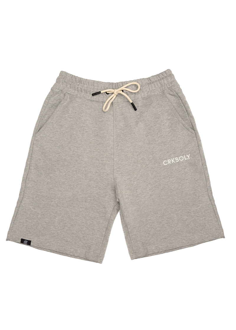 CRKSOLY. Pantalón corto deportivo de algodón gris