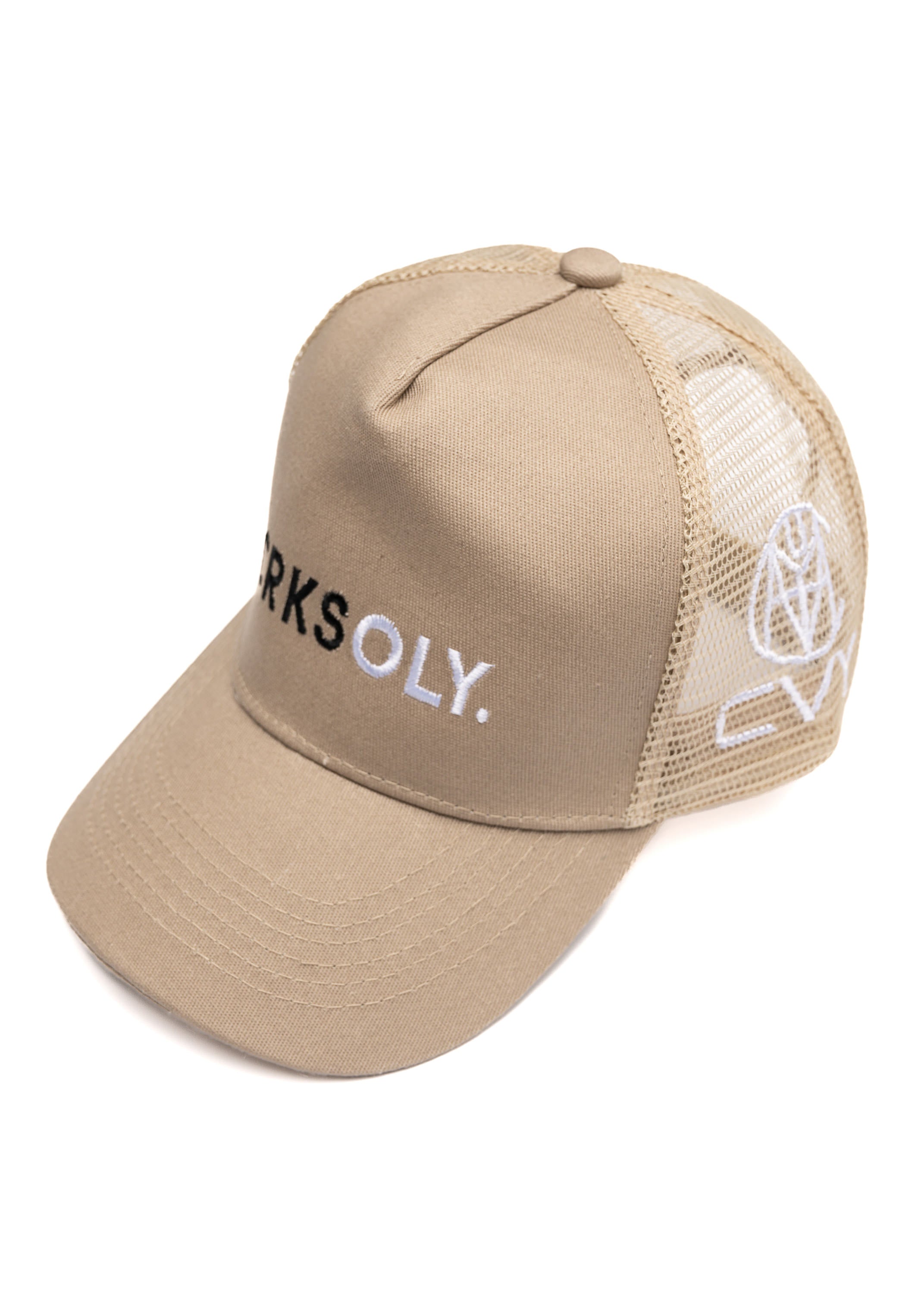 CRKSOLY. Tan SnapBack Hat