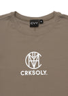 CRKSOLY. Women Military Green Silk Training Top