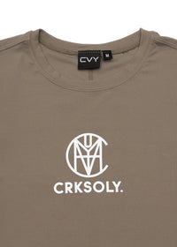 CRKSOLY. Women Military Green Silk Training Top