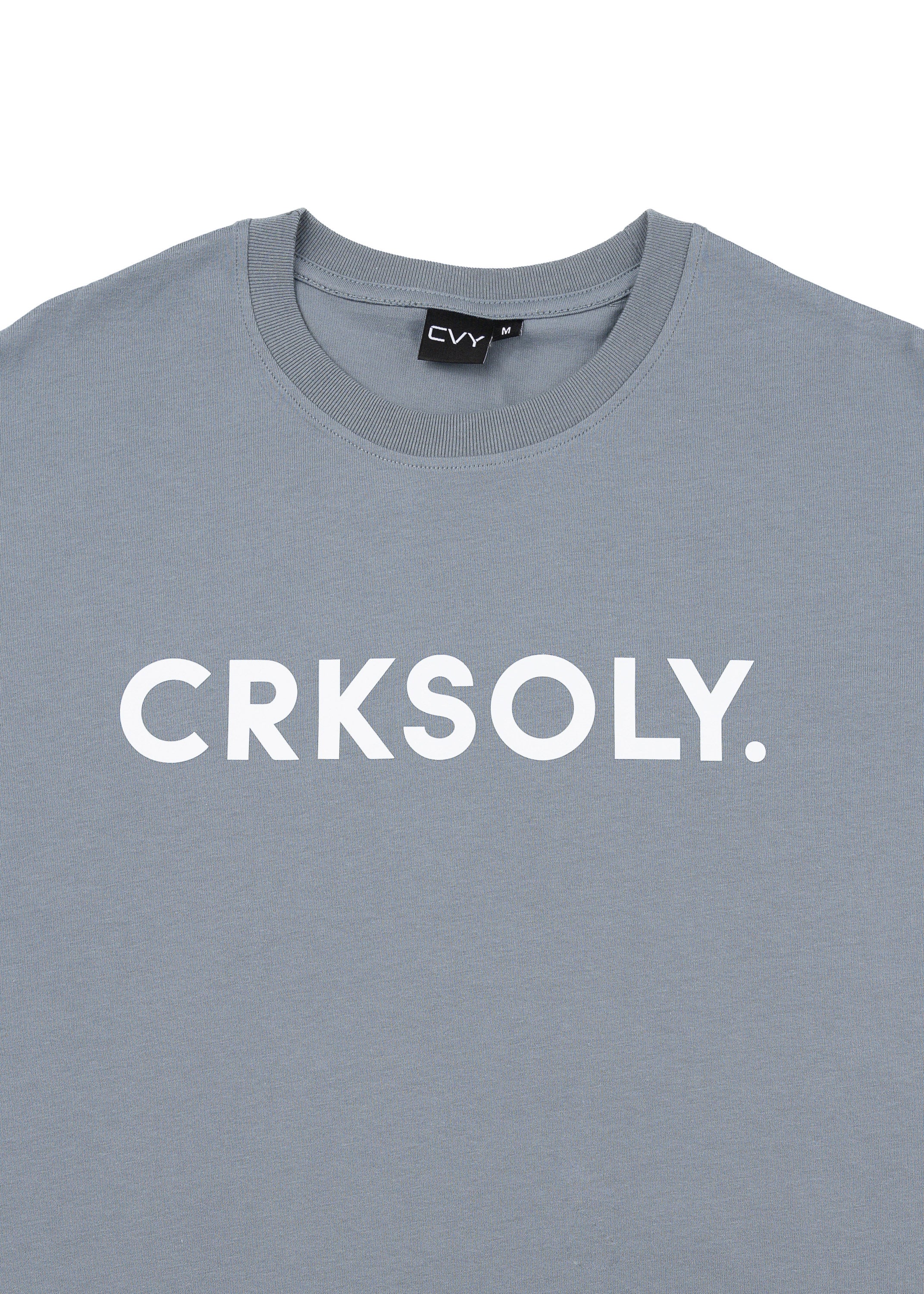 CRKSOLY. Blue Cotton Tee