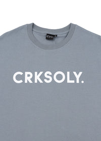 CRKSOLY. Camiseta de algodón azul