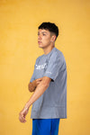 CRKSOLY. Blue Cotton Tee