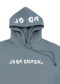 Sudadera con capucha azul para mujer Joga Crack