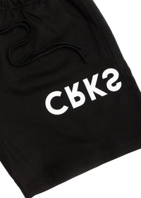 CRKSOLY. Pantalones cortos deportivos de algodón negro