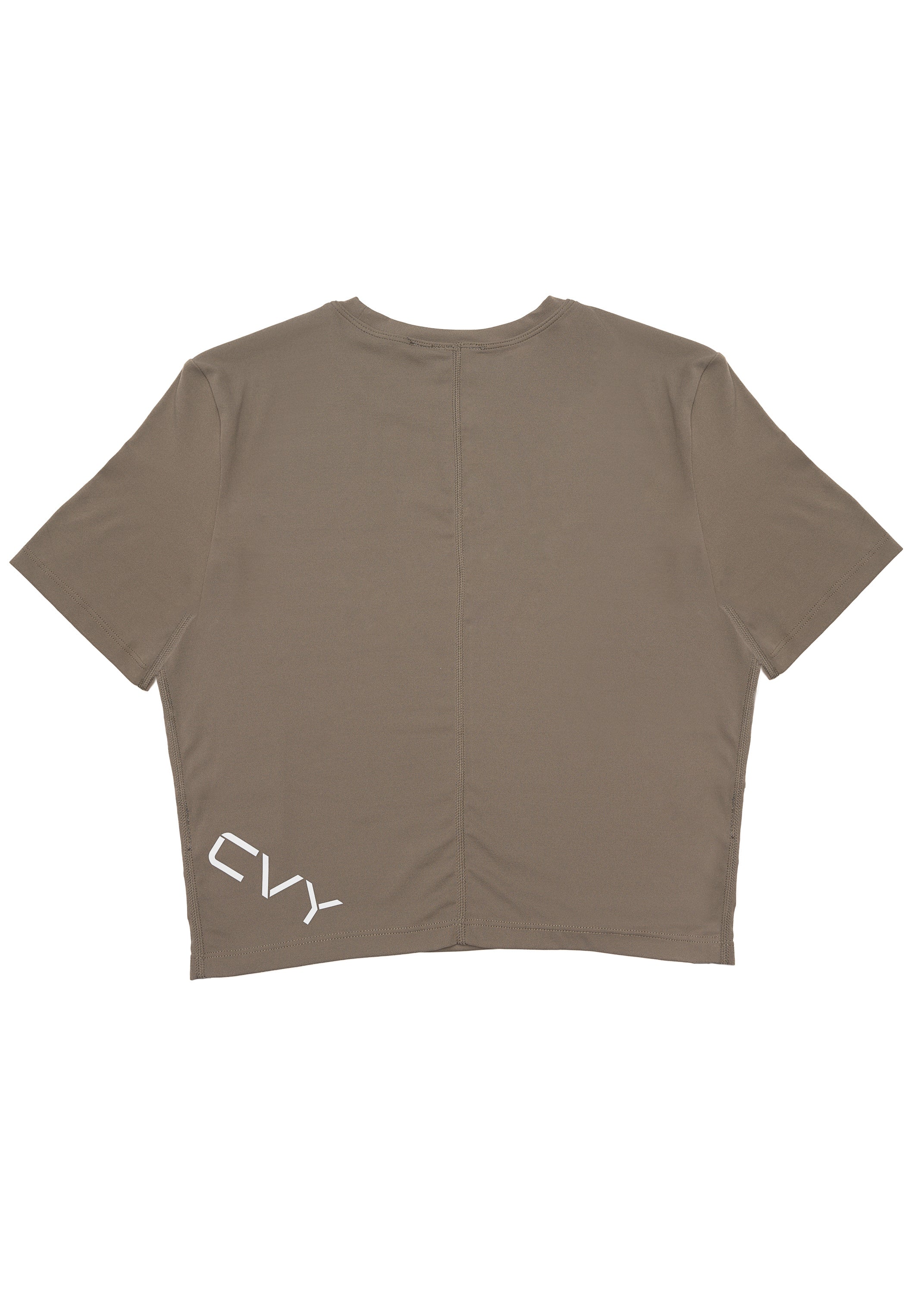 CRKSOLY. Women Military Green Silk Training Top